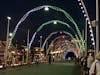 Queen Emma Bridge at night