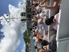 Top deck of Ferry to St John