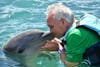 Kiss from a dolphin