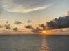Sunrise over Curacao. 