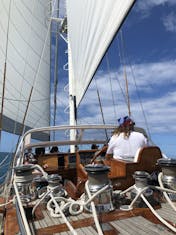 Luxury sailing yacht excursion 