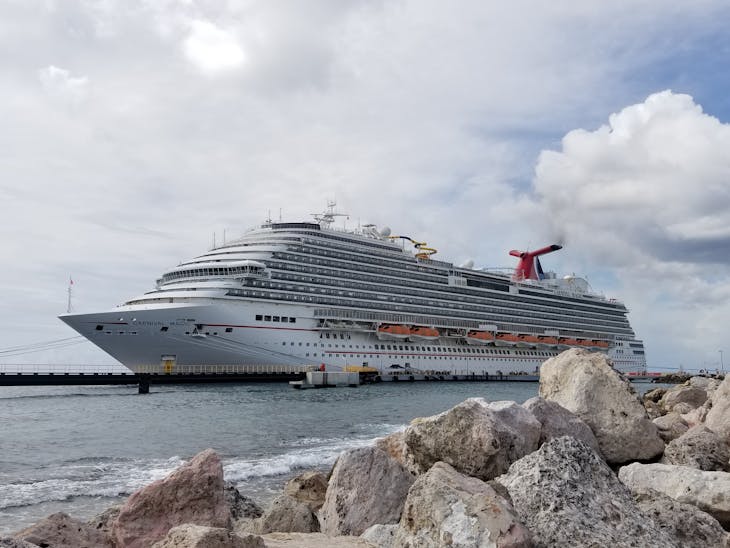 View from Curacao - Carnival Magic