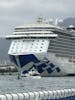 Coming back from Snorkeling got a great view of the beautiful Royal Princess!  