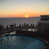 Sunset at Sea on Aft Deck