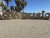 Sign on the beach