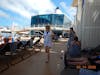 Sea day. Last day. Lunch is served by the pool.