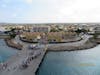 Just arrived to the docks. View from the balcony.