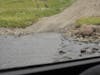 Fording a river on the way to Skalanes