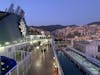 Leaving Genoa  beginning of the adventure World Cruise 2021