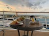 Continental breakfast (room service) at Coco Cay.