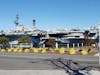 Majestic Princess parked next to USS Missouri in San Diego.