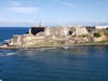 View of El Morro when entering Port