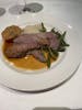 Lamb with green beans, tomato provencial, and whipped potato...YUMMM