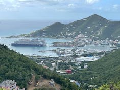 Tortola from the Mountains of the British Virgin Islands