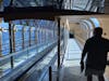 Walkway to Nightwalkers lounge at the aft of the ship