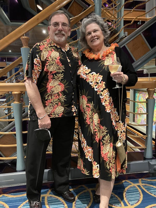 Formal night on the miracle. In Hawaii - Carnival Miracle