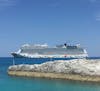 Docked at sea at Great Stirrup Cay