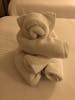 First Towel Animal. - hugging bear