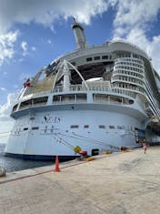 Allure of the Seas docked in Cozumel