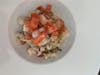 Cozumel excursion: Chef Tabasco Cooking and Tasting . . . a shot of our completed Ceviche.