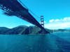 Going under the Golden Gate Bridge at sail away 