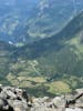 Spectacular! Looking down on the ship from a mountain behind Geiranger Fjord.