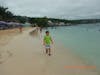 Walking Jamaican sandy beach!