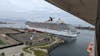 View of another ship at Port of Ensenada