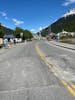 Main drag in Skagway from just outside the pier 