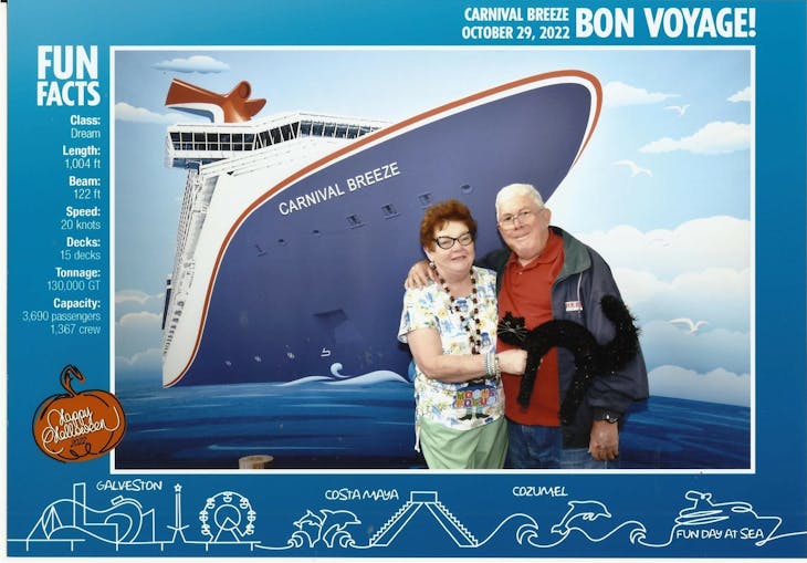 Carnival Breeze, Carnival Cruise Lines - October 29, 2022
