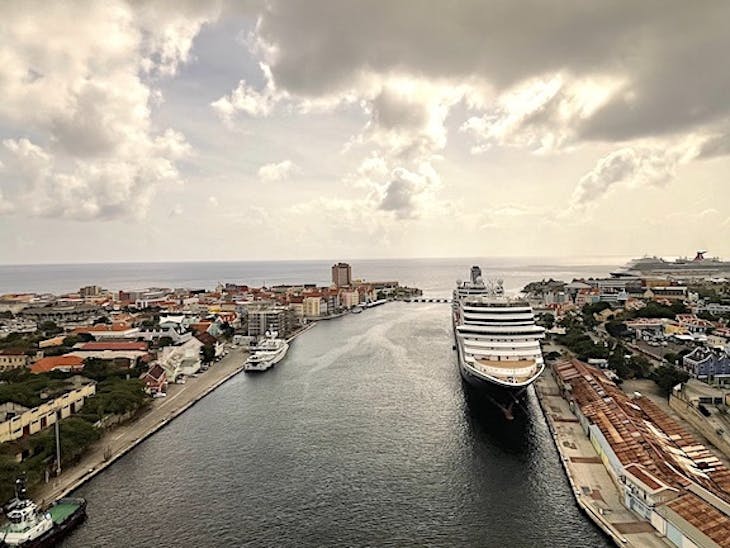 Overlooking the port of Willemstad, Curacao - Explorer of the Seas