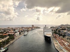 Overlooking the port of Willemstad, Curacao