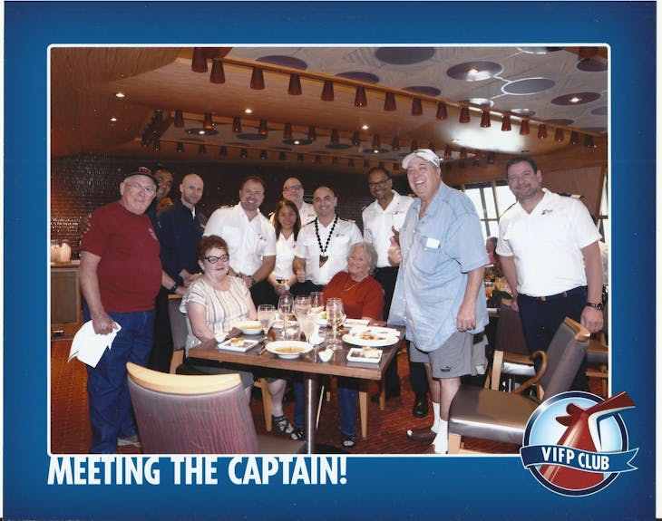 Diamond brunch with captain and staff, my first cruise being diamond - Carnival Dream