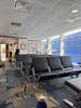 Lounge area with snacks & drinks before boarding the ship.