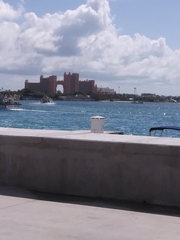 View of Atlantis from pier - Carnival Dream