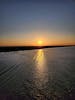 Sunset on Mississippi River