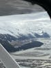 Seaplane view of the glaciers