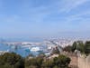 High View of Malaga & part of fortress/castle.