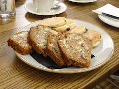 Local food - Welsh cakes and Bara Brith