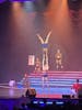 acrobatics during show in theater