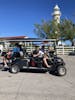 rented a 6-person golf cart on Grand Turk - saw the lighthouse