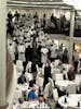 Chef and kitchen staff parade on the last night 