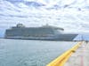 The Harmony of the Seas docked at Costa Maya