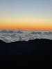 Clouds in the crater 