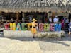 The entrance to Chacchoben Archeology Park