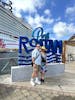 On the pier at Coxen Hole, Roatan, Honduras