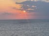 Beautiful sunset leaving the Bahamas