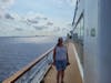 Beautiful views and outside walk around on ship, Deck 6