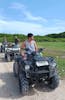 My son on his ATV. This Carnival excursion witll give you a terrific tour of Grand Turk.