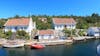 Houses along the shore line